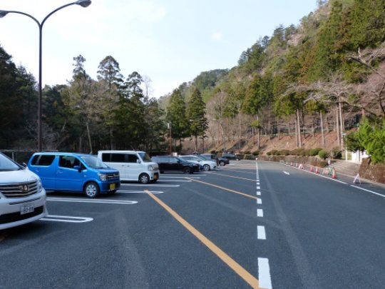 愛知県民の森 無料駐車場